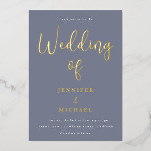 Dusty Blue Wedding Colour Palette Gold