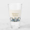 Dusty Blue White Floral Gold Happy Birthday Name 