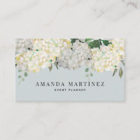 Dusty Blue & White Hydrangea Social Media