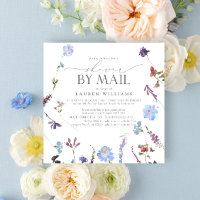 Dusty Blue Wildflower Bridal Shower By Mail