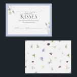 Dusty Blue Wildflower Bridal Shower Game Enclosure Card<br><div class="desc">Add a moment of lighthearted charm to your celebration with this beautifully designed guessing game card. Framed in soft dusty blue and accented with scattered wildflowers, it’s the perfect way to invite guests into the fun—whether placed near a candy jar at the entry table or used as a transitional activity...</div>