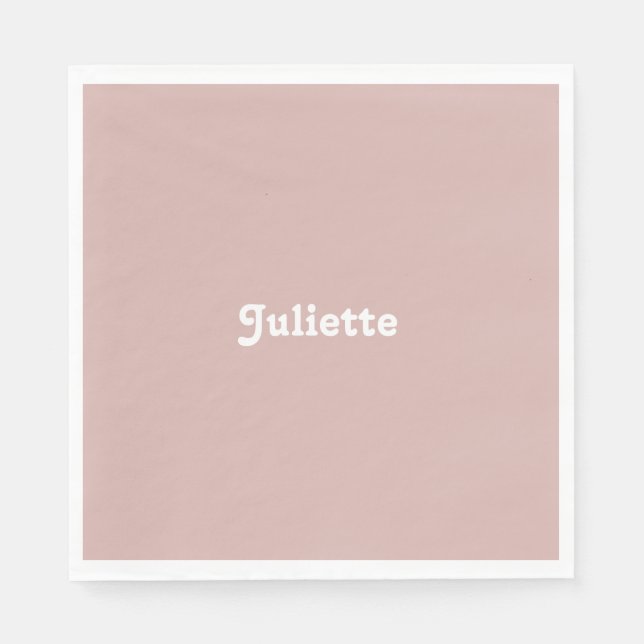 Dusty Blush Napkin (Front)