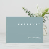 Dusty Boho | Blue Reserved Sign