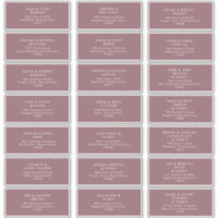 Dusty Boho | Purple Guest Address Labels