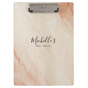 Dusty brown powder chic clipboard