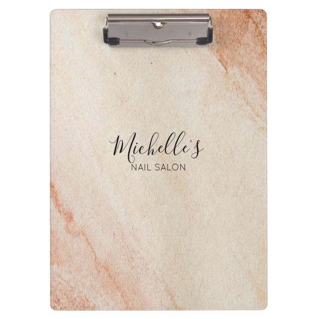 Dusty brown powder chic clipboard (Front)