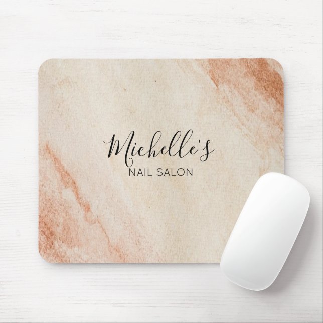 Dusty brown powder chic mouse mat (With Mouse)