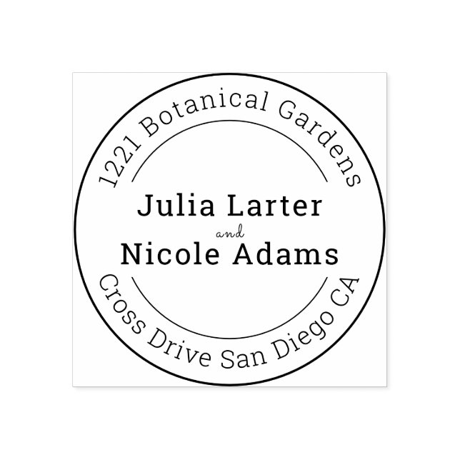 Dusty Brunt Orange Peony Flowers Fall Wedding Rubber Stamp (Imprint)