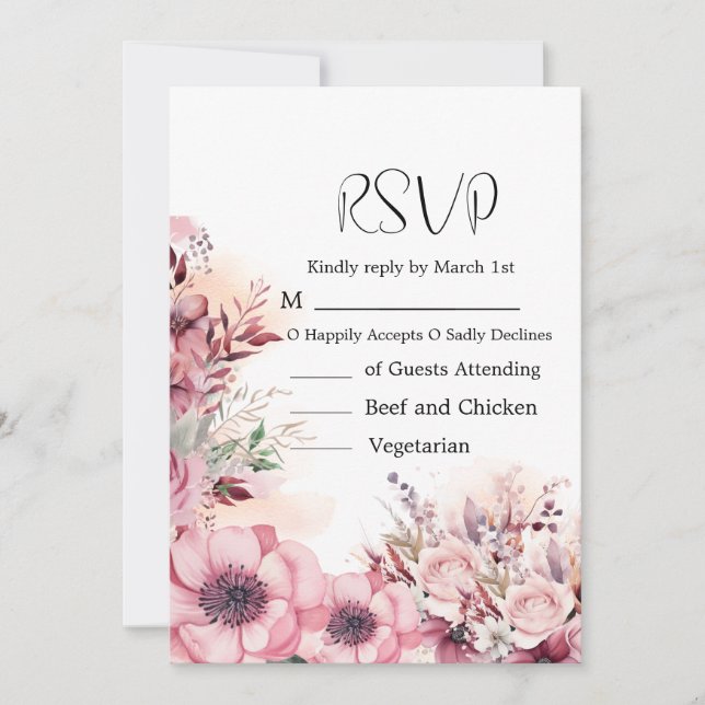 Dusty Coral QR Code Baby Shower Save The Date (Front)