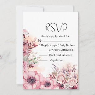 Dusty Coral QR Code Baby Shower Save The Date