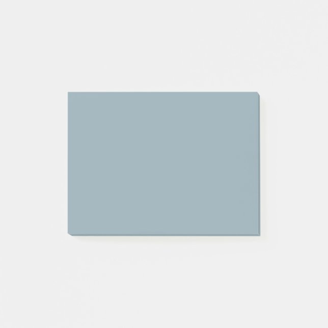 Dusty Cornflower Blue Solid Colour Post-it Notes (Front)