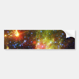 Dusty death of massive star NASA Bumper Sticker