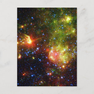 Dusty death of massive star NASA Postcard