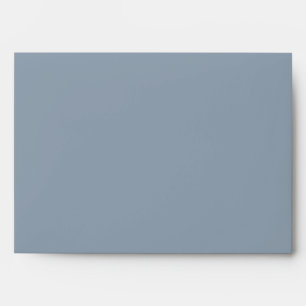Dusty Dove Blue Color Envelope
