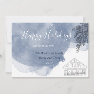Dusty Elegance Photo Holiday Card