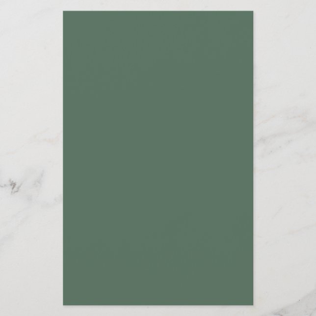 Dusty Eucalyptus Green Solid Colour Flyer (Front)