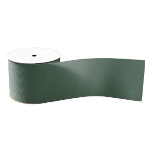 Dusty Eucalyptus Green Solid Colour Grosgrain Ribbon