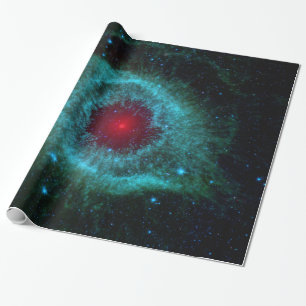 Dusty Eye of Helix Nebula NGC 7293 Wrapping Paper