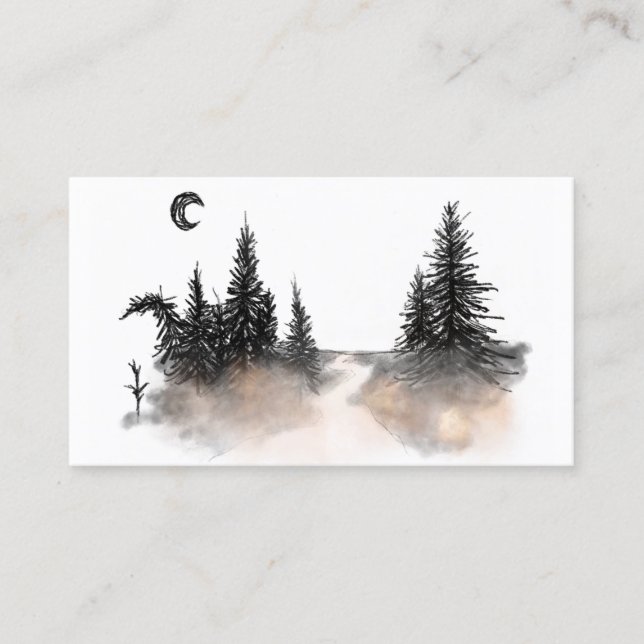 dusty forest business card (Front)