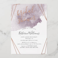 Dusty Gold and Mauve Bridal Shower
