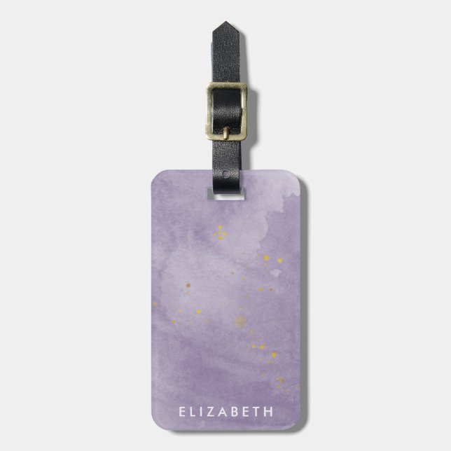 Dusty Gold ⎢Monogram  Luggage Tag (Front Vertical)