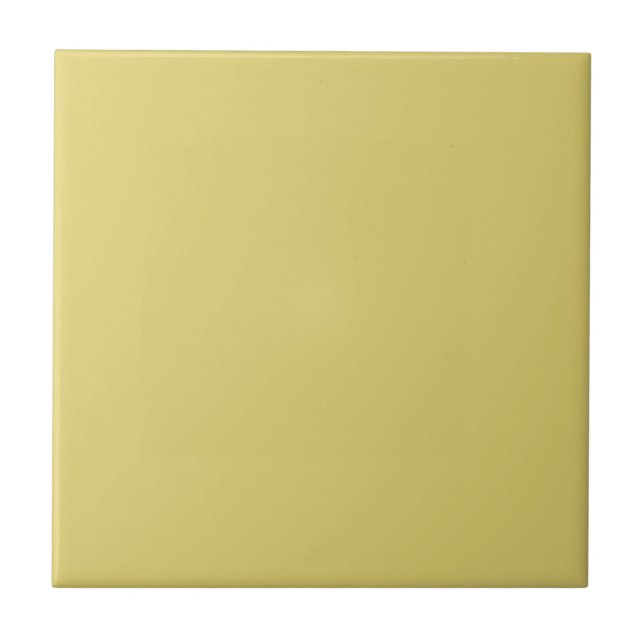 Dusty Golden Yellow Color Tile (Front)