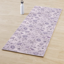 Dusty Lavender Morning Glories Elegant Floral