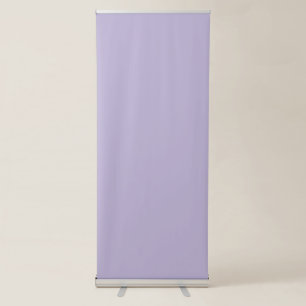 Dusty Lavender Solid Color Retractable Banner