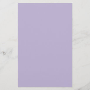 Dusty Lavender Solid Color Stationery