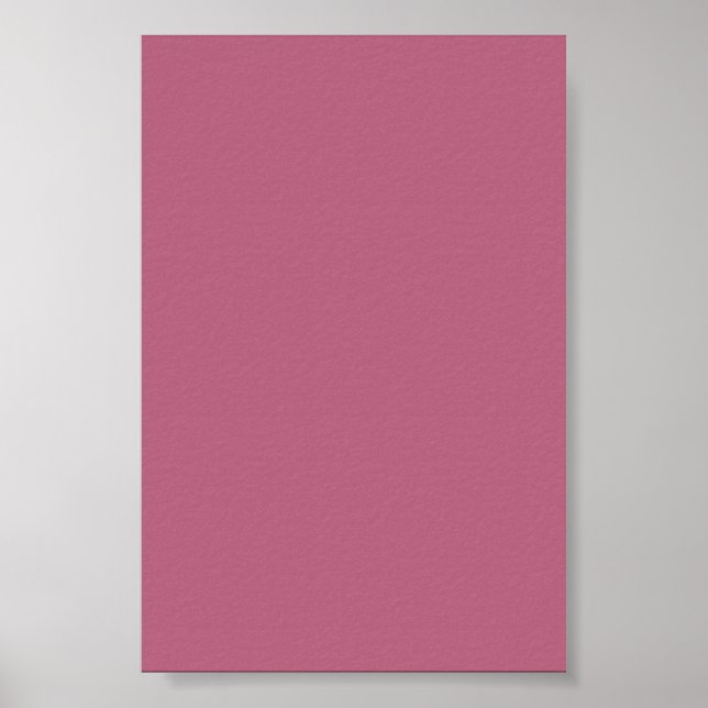 Dusty Mauve Pink Background on a Poster (Front)
