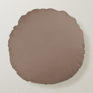 Dusty Mauve Solid Colour Decorative Round Cushion