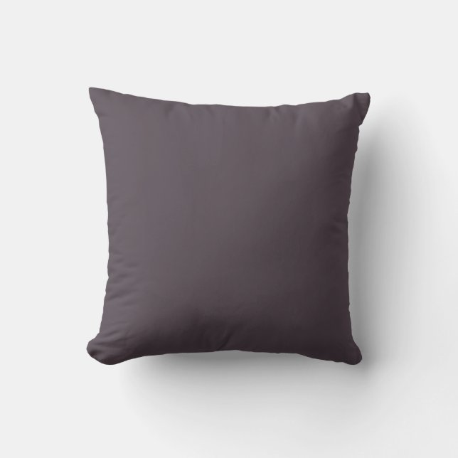 Dusty Midnight Purple Color Cushion (Front)