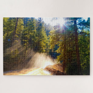 Dusty Mountain Trail Jigsaw Puzzle