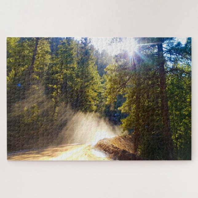 Dusty Mountain Trail Jigsaw Puzzle (Horizontal)