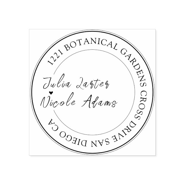 Dusty Navy Blue Pink Hibiscus Bloom Wedding Shower Rubber Stamp (Imprint)