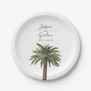 Dusty Palm   Paper Plate