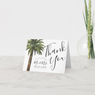 Dusty Palms THANK YOU Card