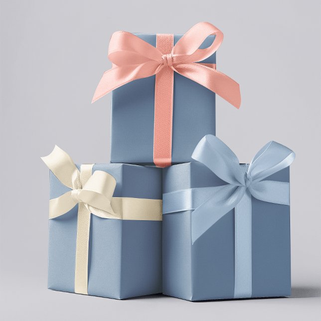 Dusty Periwinkle Blue Wrapping Paper Sheets (Creator Uploaded)