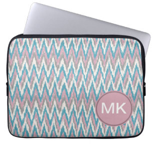 Dusty Pink and Blue  iKat Laptop Sleeve
