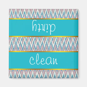 Dusty Pink and Blue  iKat Magnet