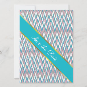 Dusty Pink and Blue  iKat Save The Date