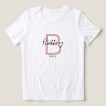 Dusty Pink Bride Monogram