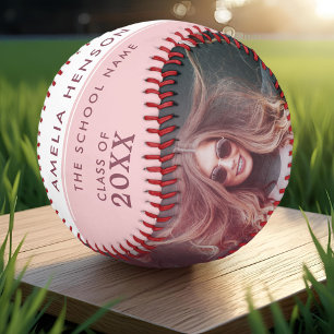 Dusty Pink Congratulations Grad Graduation 2 Photo Softball