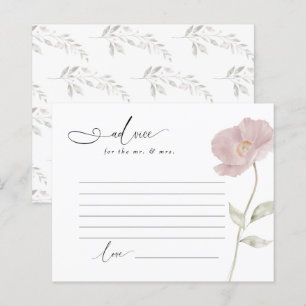 Dusty Pink Flowers Bridal Shower Advice