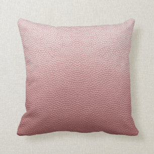 Dusty Pink Leather Cushion