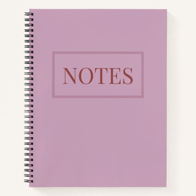 Dusty Pink Notebook (Front)