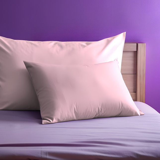 Dusty Pink Pillowcase (Dusty Pink  Solid Monochrome   Pillowcase)