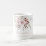 Dusty Pink Rose Blush 80th Birthday Party Gift Coffee Mug<br><div class="desc">Dusty Pink Rose Blush 80th Birthday Party Gift Coffee Mug

See matching collection in Niche and nest Store</div>