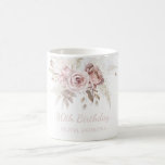 Dusty Pink Rose Blush 80th Birthday Party Gift Coffee Mug<br><div class="desc">Dusty Pink Rose Blush 80th Birthday Party Gift Coffee Mug

See matching collection in Niche and nest Store</div>
