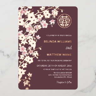 Dusty Pink Rose Gold Chinese Wedding